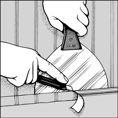 كيفية تقليم الخلفيات