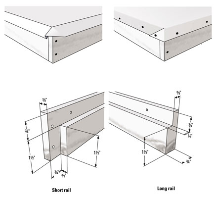 قائمة قطع الخشب لخلية نحل لانجستروث ذات عشرة إطارات