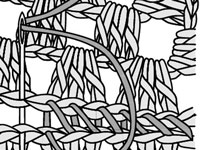 كيفية الانضمام إلى طبقات الكروشيه مع Whipstitch