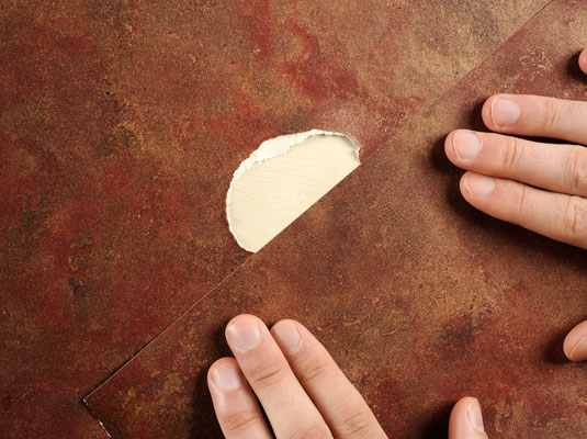 كيفية التصحيح للجدران