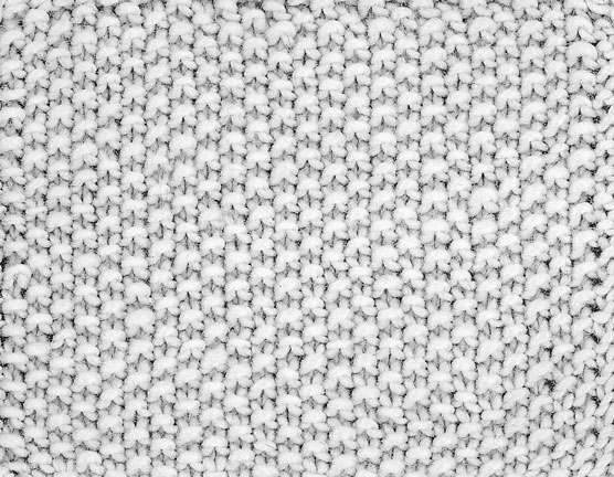 Go-To Stitches: Garter و Stockinette و Seed Stitches