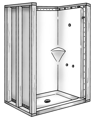 كيفية تركيب دش مغلق