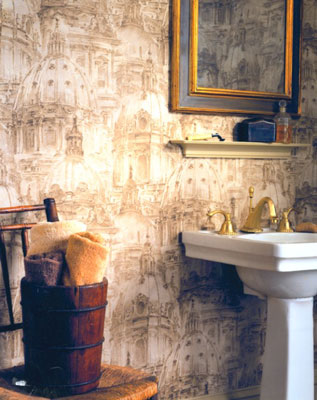 تزيين جدران الحمام والأرضيات والأسقف