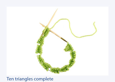 أساسيات حياكة Entrelac