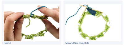 أساسيات حياكة Entrelac