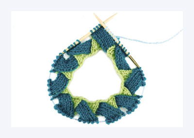 أساسيات حياكة Entrelac