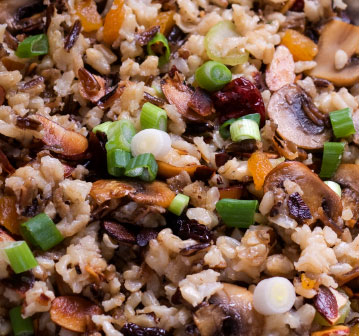 وصفة طاجن أرز باللوز